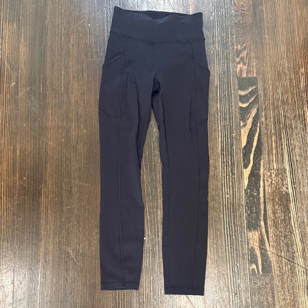 lululemon athletica Black High-Waisted Leggings with Pockets